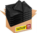 iMBAPrice 500-Pack Black Poly Mailers 14.5x19 Inch #6 Large Matte Black Color Poly Mailing Packing Envelopes Bags, Self Seal Adhesive Waterproof and Tear Proof (Total 500 Bags)