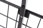 Heavy Duty Uhandle Laundry Cart with 5" Wheel (Charcoal Grey Pole Rack)