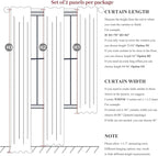 Blackout Curtains 70 Inches Extra Wide Natural Linen Curtains 84 Inch Length for Living Room, Pleated Farmhouse Bedroom Thermal Drapes for Winter Thick Window Energy Efficient 70"W x 84"L 2 Panels