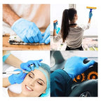 Jointown Basic Vinyl Exam Gloves-Safty Glove Latex-Free & Powder-Free, Synmax Disposable Medical Glove XLarge (Case of 1000, Blue)