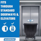 Tilt Truck, 1/2 Cu. Yd. Capacity Dump Cart with Heavy Duty 12” Wheels & 5” Casters for Handling, Transporting on Construction Jobsites, 750 lbs, Trash Cart with Wheels DUC12A-03PK (3-Pack)