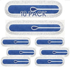 10 Pack 36" Commercial Dust Mop Replacement Heads Reusable Washable Cotton Dusting Pads Compatible with Industrial Dust Mop for Commercial Floor Cleaning and Janitorial Supplies Gym Office