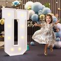 imprsv Marquee Light Up Letters, 3FT Marquee Letters for Birthday Baby Shower Wedding Decorations Light Up Letters for Engagement Party Decor, Large Marquee Letters for Party Decorations, Letter U