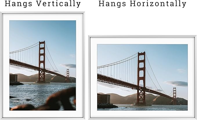 Frametory, 14x18 Metal Picture Frame with Mat for 12x16 Picture & Real Glass, Aluminum Photo Frame Collection (Silver, 2 Pack)