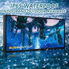 P5 Programmable Outdoor LED Business Sign 65"x34" P5 IP65 Waterproof, WiFi USB Control for Scrolling Text Image Video Advertising Display