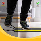 20 Ft Heavy Duty Floor Cord Cover Cable Protector, 3 Channels Protect Cords and Prevent a Trip Hazard— Conceal Wires at Home, Office, Warehouse, Workshop, Concerts