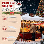 Sekey 10x10 Pop Up Canopy with One Push Setup-Easy Up Canopy with 99% UV Blocking - Instant Outdoor Sun Shade for Events, Parties, Camping- Commercial Gazebo with Weight Bags,Wind Proof&Waterproof