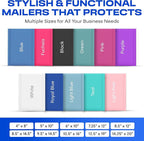 Royal Blue Large Poly Bubble Mailers 9.5x14.5 inch #4 | Self Seal Padded Envelopes Cushioned Bubble Mailer | Usable Size 9.5x13.5 | WaterProof | Lightweight mailing Shipping Bags | 200 Pack Bulk