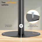 Mount-It! Anti-Theft Tablet Stand, Universal 7–15" Countertop POS Kiosk with Lock, 360° Rotation & 230° Tilt, Secure Retail iPad Stand for Check-in, Business & Commercial Use