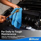 Microfiber Cleaning Cloth, 20 Pack Reusable Microfiber Towels for Cars Lint Free Cleaning Shop Towel Rags for Home Kitchen Automotive Bar Mechanic Restaurant Garage, 11.5"x 11.5", Blue