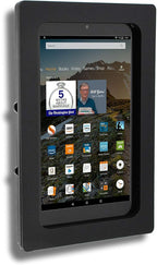 TABcare Security Anti-Theft Acrylic VESA Enclosure for Amazon Tablet with Free Wall Mount Kit (Black, HD 8 2020 2022 2024, HD 8 Plus)