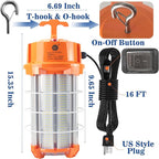 NS 280W LED Work Light 42,000 Lumens 5000K Construction High Lumens Super Bright Durable Temporary Job Site Lighting