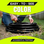 100ft Outdoor/Indoor Extension Cord 12/3 Gauge Extra Heavy Duty 3 Prong SJTW, Waterproof, Flexible Cold-Resistant Long Power Cord,15A 125V 1875W, Black by LifeSupplyUSA