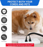 Split Braided Cable Sleeve，Flexible Wire Loom Tubing, Automotive Cord Protector Pet Proof, Cable Management for Computer TV Electric Wires Harness 16ft (Black, 8mm（5/16")