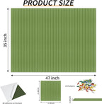 Large Felt Bulletin Board 35x47 Inch, 12pcs Peel and Stick Felt Wall Tiles Modern Push Pin Board for Wall Organization