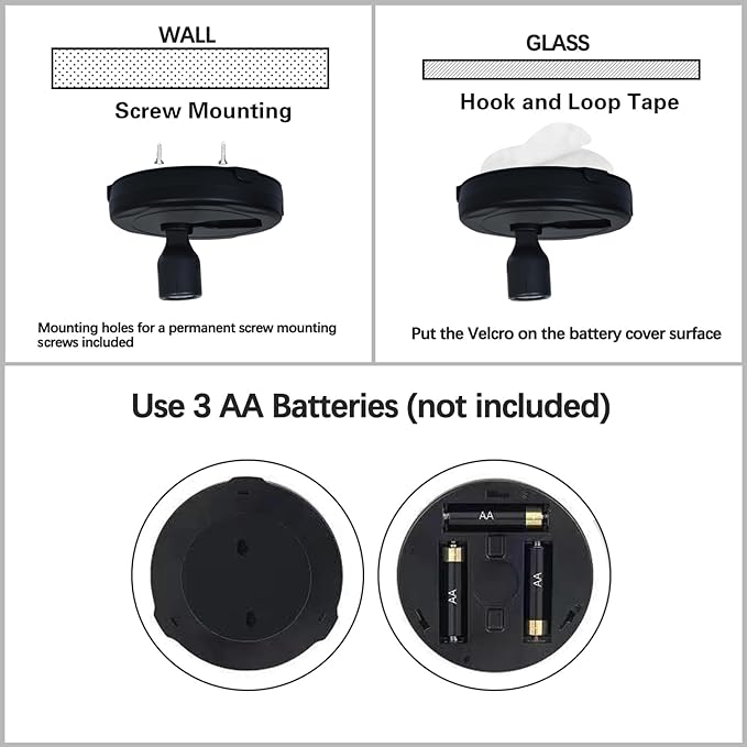 Battery Operated LED Spotlight, Picture Spot Lights, Indoor Uplighting, Puck Lights with Remote, Plants Tree Spotlight, Display Light for Paintings Dartboard Portrait Frame-Black