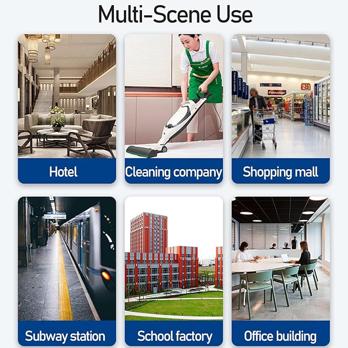 Janitorial Cart on Wheels - Versatile Cleaning Supplies nizer for Housekeeping, Garage, Garden, Closet, Cabinet, Broom & Mop Holder, Heavy-Duty Utility Storage