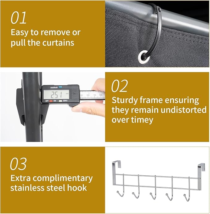JVVMNJLK Clothing Store Fitting Room Divider, Portable Changing Room, Privacy Protection Movable Dressing Room Divider with Shading Curtain, Temporary Wall Portable Changing Room Partition
