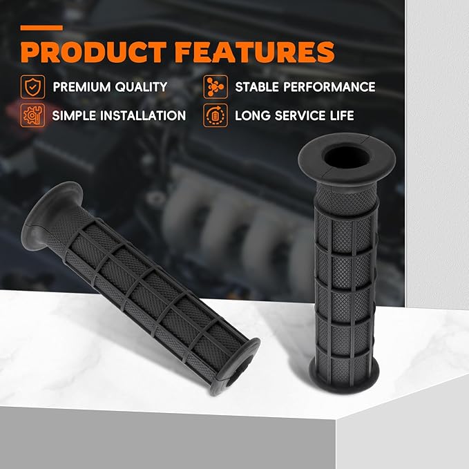 2Pcs Handle Bar Grips Handlebar Compatible with Honda ATC185 ATC200 FourTrax 200 Sportrax 250EX 300EX 400EX Replaces 53165-HP5-600