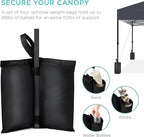 Best Choice Products 10x10ft 1-Person Setup Pop Up Canopy Tent Instant Portable Shelter w/ 1-Button Push, Case, 4 Weight Bags - Gray