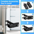 Garage Door Sensor Beam Eyes with Bracket & Cover, Garage Door Safety Sensor Replacement Parts Compatible with Liftmaster/Sears/Craftsman After 1997 (41A5034, 801CB-P)