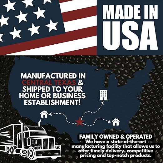 COATEDOUTDOORFURNITURE RDT-P-BLK Heavy Duty Round Trash Receptacle with Dome Top, Liner Included, 32 Gallon, Black, Made in America