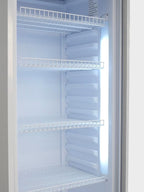 KoolMore KM-MDR-9CPWH 22 in. One-Door Commercial Merchandiser Refrigerator in White, 9 cu. ft. ETL Listed for Safety and Sanitation