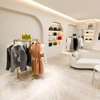 Round Garment Rack,Freestanding Clothes Hanging Rack,for Shopping Malls Retail Bedroom (Gold)