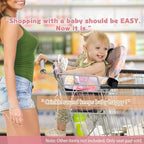 Premium Baby Shopping Cart Cover & High Chair Seat Protector - Universal Fit for Grocery Carts, Restaurant Chairs，Restaurant Seats, and Park Swings-Girl & Boy（Little Bear）