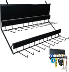Century Drill & Tool, 2-tier pegboard rack space saver #03198 – perfect for garage organization, store garden equipment and tools, hanging crafts & jewelry, retail, product display (1 Pack)