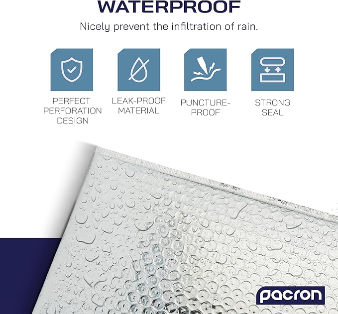 100-Pack Insulated Silver Thermal Bubble Mailers 18 x 23 - Waterproof Metallic Foil Self-Sealing Padded Envelopes for Cold Shipping, Perishables, Food, Cosmetics, Pharmaceuticals