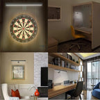 MIOBLUE Cordless Picture Lights with Remote, 16in Metal Battery Operated Picture Light,Rechargeable Display Lamp with 3 Lighting Modes, Dimmable Dartboard Light with Timer for Frame Wall Portrait Art