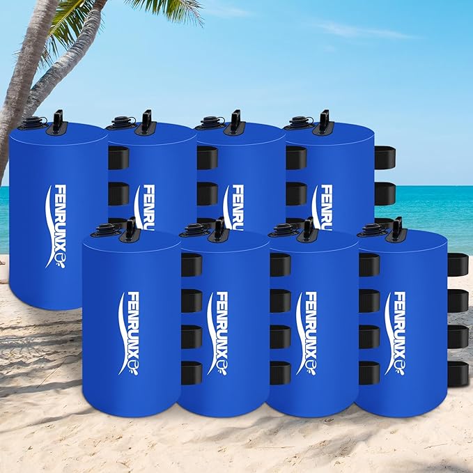 Canopy Water Weight Bag,440 LBS Heavy Duty Tent Weights Set of 8 Leg Weights for Pop Up Canopy,Tent,Gazebo,Carport,Blue