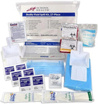 School Health 27‑Piece Bodily Fluid Spill Clean Up Kit – Bloodborne Pathogen Protection with PPE, Biohazard Bags & Wipes – OSHA Compliant Response Kit for Schools, Clinics & Infectious Materials