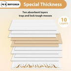 10 Pack Disposable Power Mop Pads Refilles for Swiffer PowerMop Multi-Surface Replacement Mopping Refills Pads