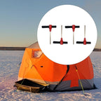 4X Tent Stakes Ice Fishing Shelter Nails Universal Accessories Windproof Ice Anchors Tent Nails for Canopies Outdoor Winter
