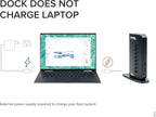 Plugable USB 3.0 and USB-C Universal Laptop Docking Station with 2 HDMI Ports for Windows, Mac (Driver Required), and ChromeOS, Gigabit Ethernet, Audio