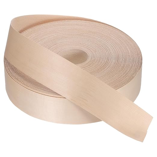 PATIKIL Maple Edge Banding, 3 Inch x 250 ft Wood Veneer Tape Pre-glued Flexible Plywood Edge Banding with Hot Melt Adhesive for Furniture Restoration