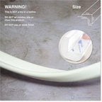 Roving Cove HeftyFit Edge Protector for Baby Proofing (9ft Large Edge Only), Heavy-Duty Soft Furniture Edge Bumper Guards, Desk Edge Cushion, Wall Corner Covers, 3M Adhesive, Oyster White (Off White)