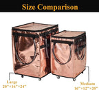 Reusable Grocery Bag On Wheels Large Capacity Shopping Trolley Foldable Rolling Tote Bag with Heavy Duty Handle for Travel