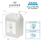 Hand Sanitizer Gel with 70% Alcohol 1.06 Gallon with Pump (Pack of 2)