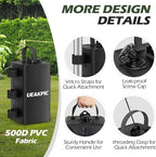 Canopy Weights, 88 LBS Heavy Duty Set of 4 Tent Water Leg Bags for Outdoor Gazebos, Umbrellas, Pergolas, Sunshades & Patio Furniture (Black 10L x 4)