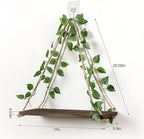Floating Shelves for Wall,Plant Wall Decor,Hanging Shelf,Cottage Core Decor,Room Decor Aesthetic,Trinket Shelf,Hanging Shelves,Floating Shelves for No Drilling,Two-Piece Set