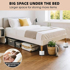 Furniture Risers Bed Risers - Rectangular Adjustable Block Riser for Raising 1.5-3 In. & 4.3 In. Beds, Tables, Sofas, Refrigerators, Washers - Up to 4,000 Pounds (White, One Layers 1.5inches)