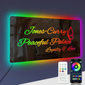 Smart-Personalized Name Mirror Led Light-Music Sync for Bedroom, Custom Light Up Name Neon Sign for Wall Decor, Customized Led Lighting Mirror Sign with Name for Boy Girl Kid Adult Business Gift
