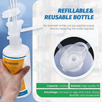 Eye Wash Station Portable Eye Wash Kit for Emergency, Emergency Eye Wash Station with Two Bottles of 16 Ounce, Wall Mount Eyewash kit with Mirror & Emergency Sign, Personal Use, No Liquid