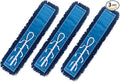 MATTHEW CLEANING 36'' Industrial Strength Cotton Dust Mop Refill Washable Replacement Heads For Residential & Commercial Use Fit Standard Dust Mop Frames, Hardwood, Laminate, Concrete Floors 3 Pack