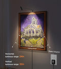 Plug in Picture Light LED Art Light 3000K Picture Lights with Remote Dimmiable Picture Frame Light Art Lights for Pictures on Wall CRI 90 Picture Light for Wall Artwork Display Portrait, 2 Pack