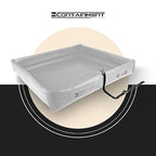 Spill Containment Berm - 22 oz PVC, 6’ x 6’ x 6” - Grey