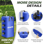 Canopy Weights, 220 LBS Heavy Duty Set of 4 Tent Water Leg Bags for Outdoor Gazebos, Umbrellas, Pergolas, Sunshades & Patio Furniture (Blue 25L x 4)